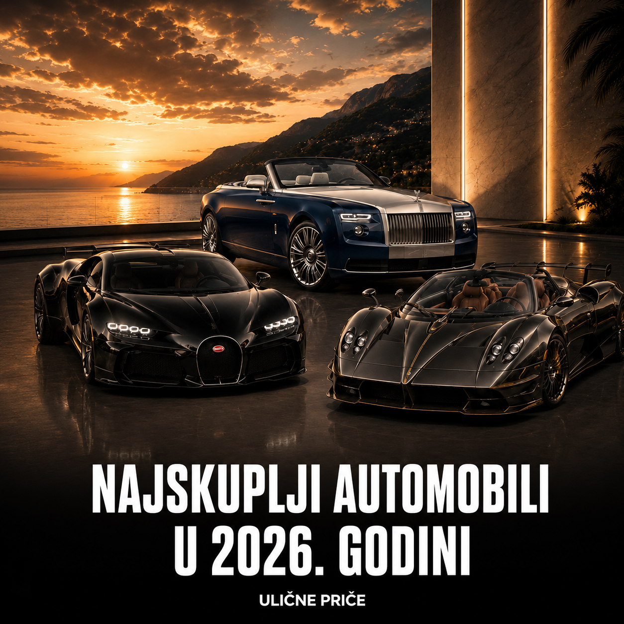 10 najskupljih automobila na svetu u 2026. godini: Kada cena više nije važna